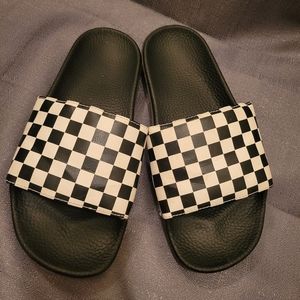 Vans checkerboard slides